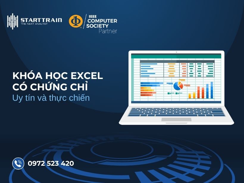 khóa học Excel có chứng chỉ