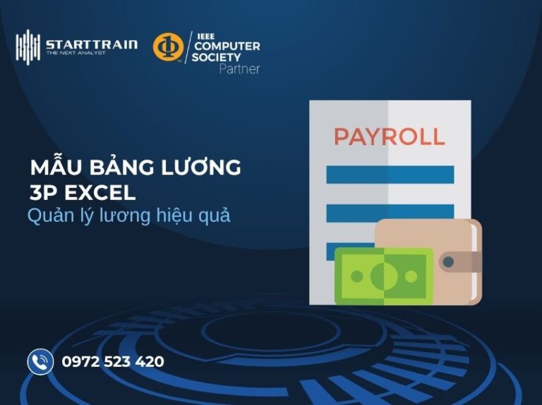 mẫu bảng lương 3p excel
