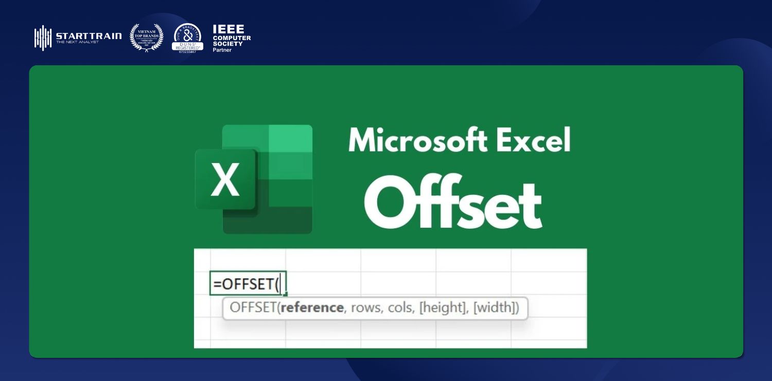 hàm OFFSET trong Excel