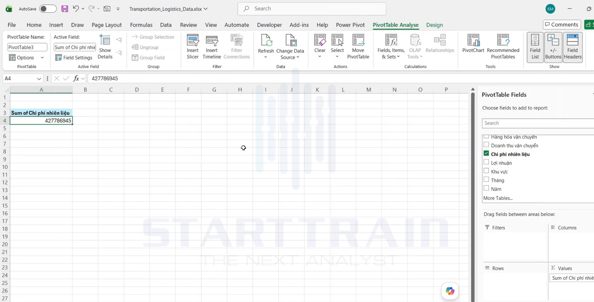pivot table trong excel