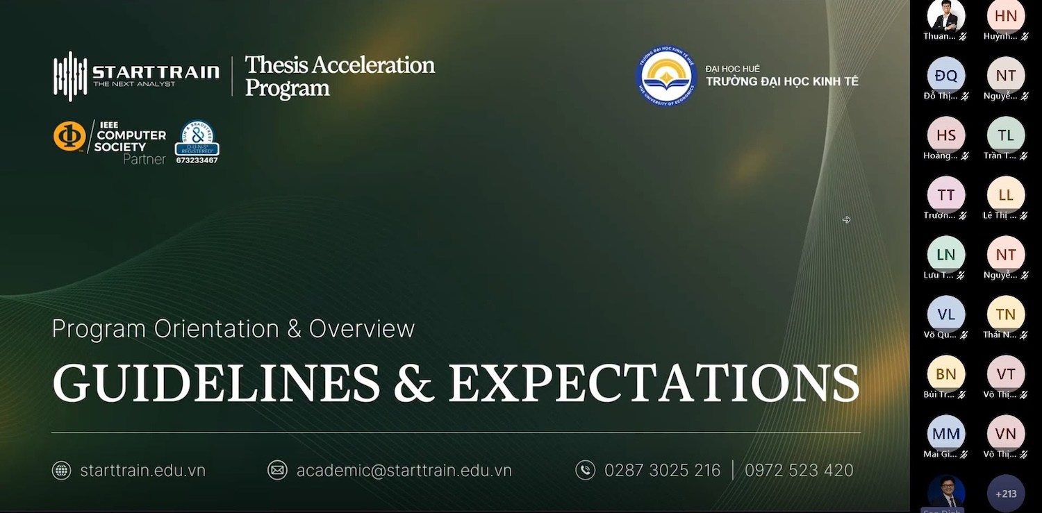 Starttrain đào tạo HCE