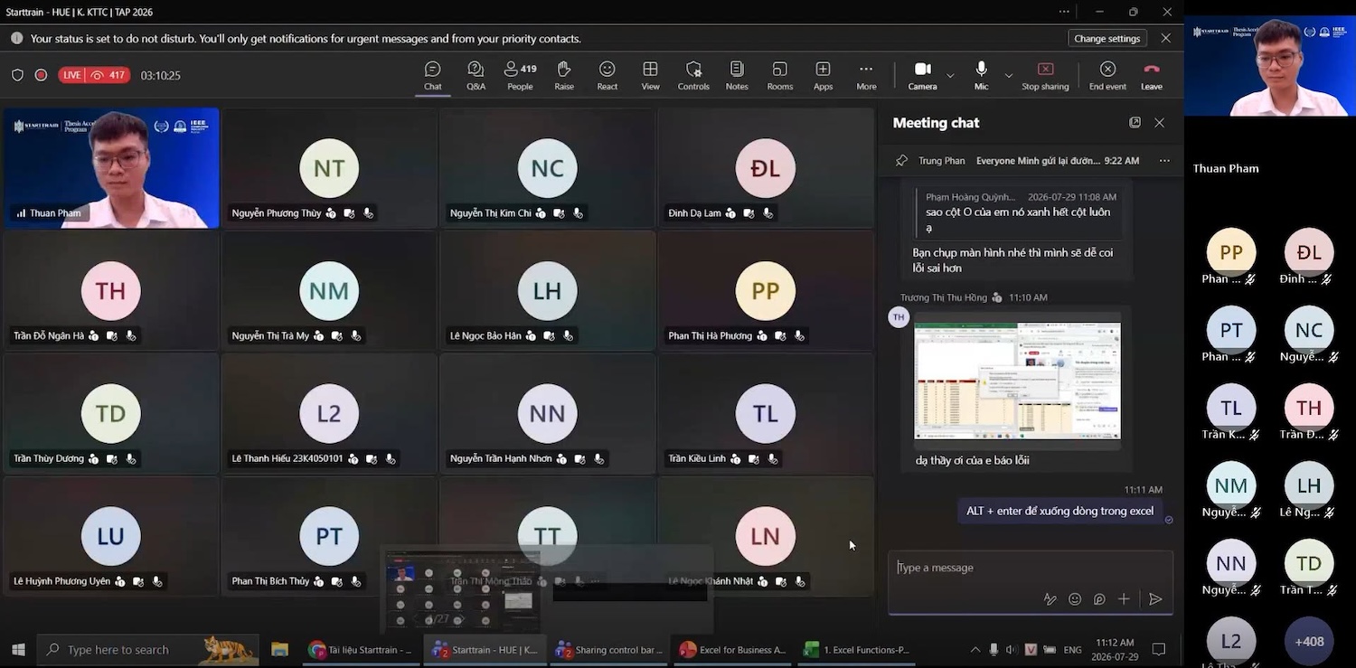 Starttrain đào tạo HCE