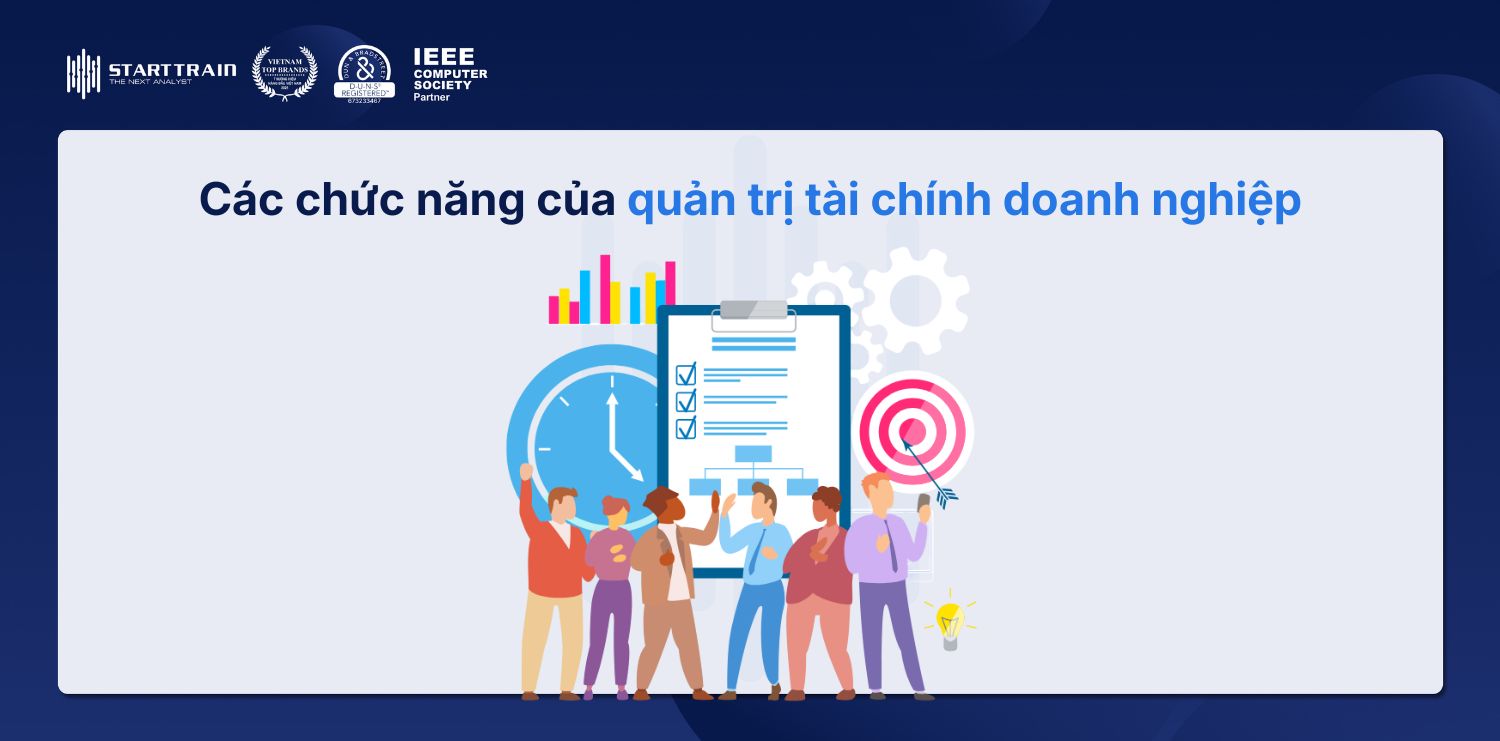 Quản trị tài chính doanh nghiệp: Phương pháp & công cụ 2 Các chức năng của quản trị tài chính doanh nghiệp