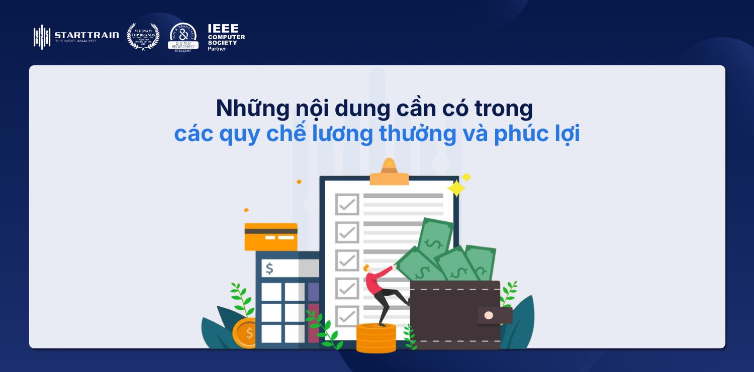 Những nội dung cần có trong các quy chế lương thưởng và phúc lợi