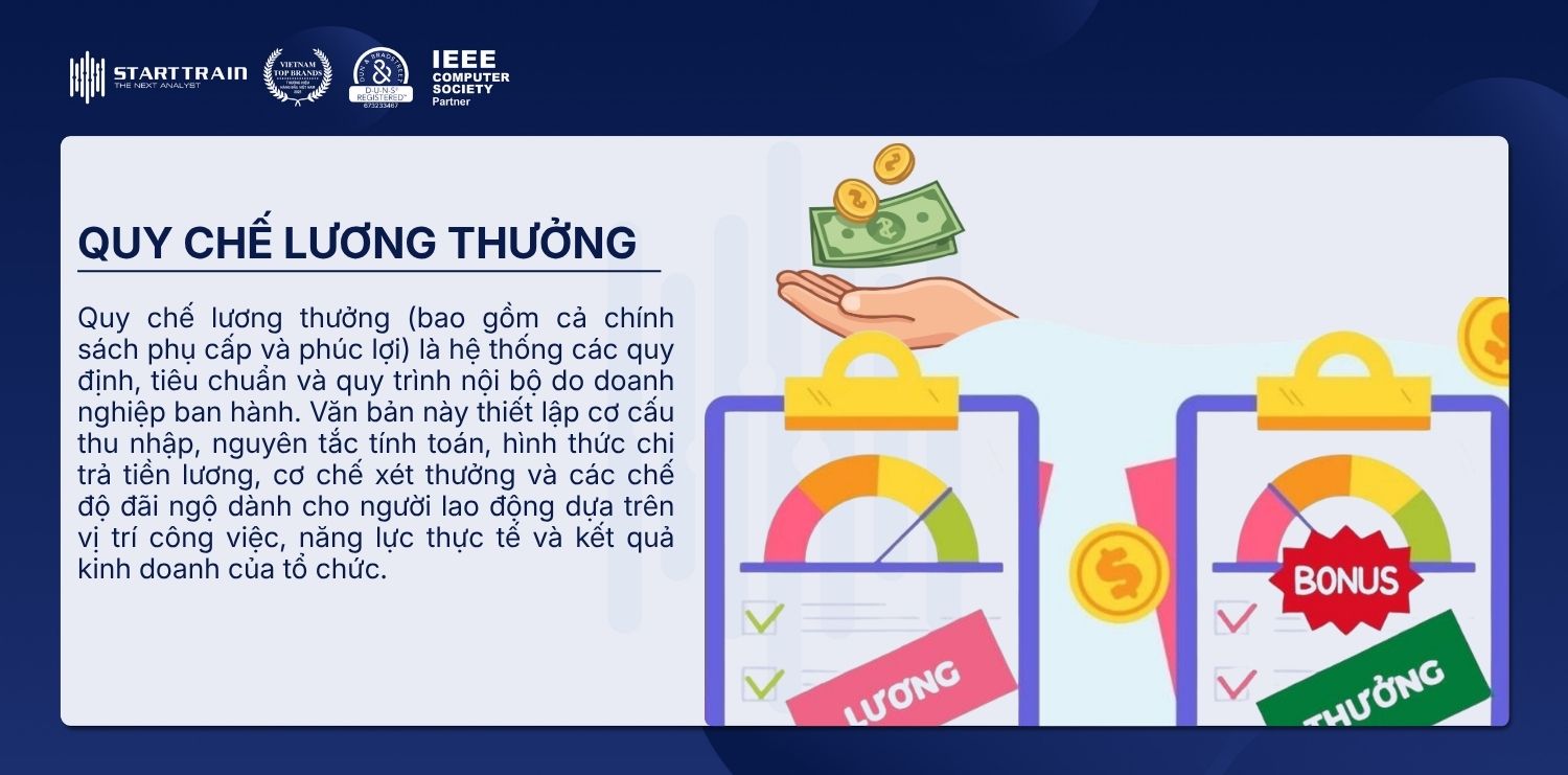 Quy chế lương thưởng là gì?