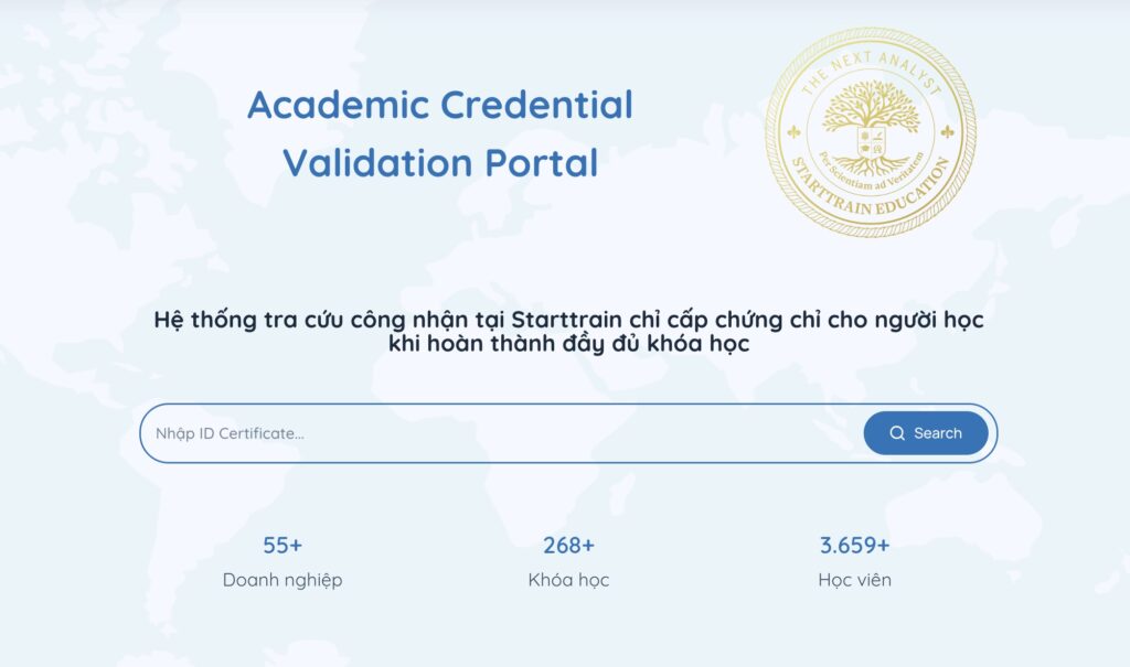 Tra cứu công nhận