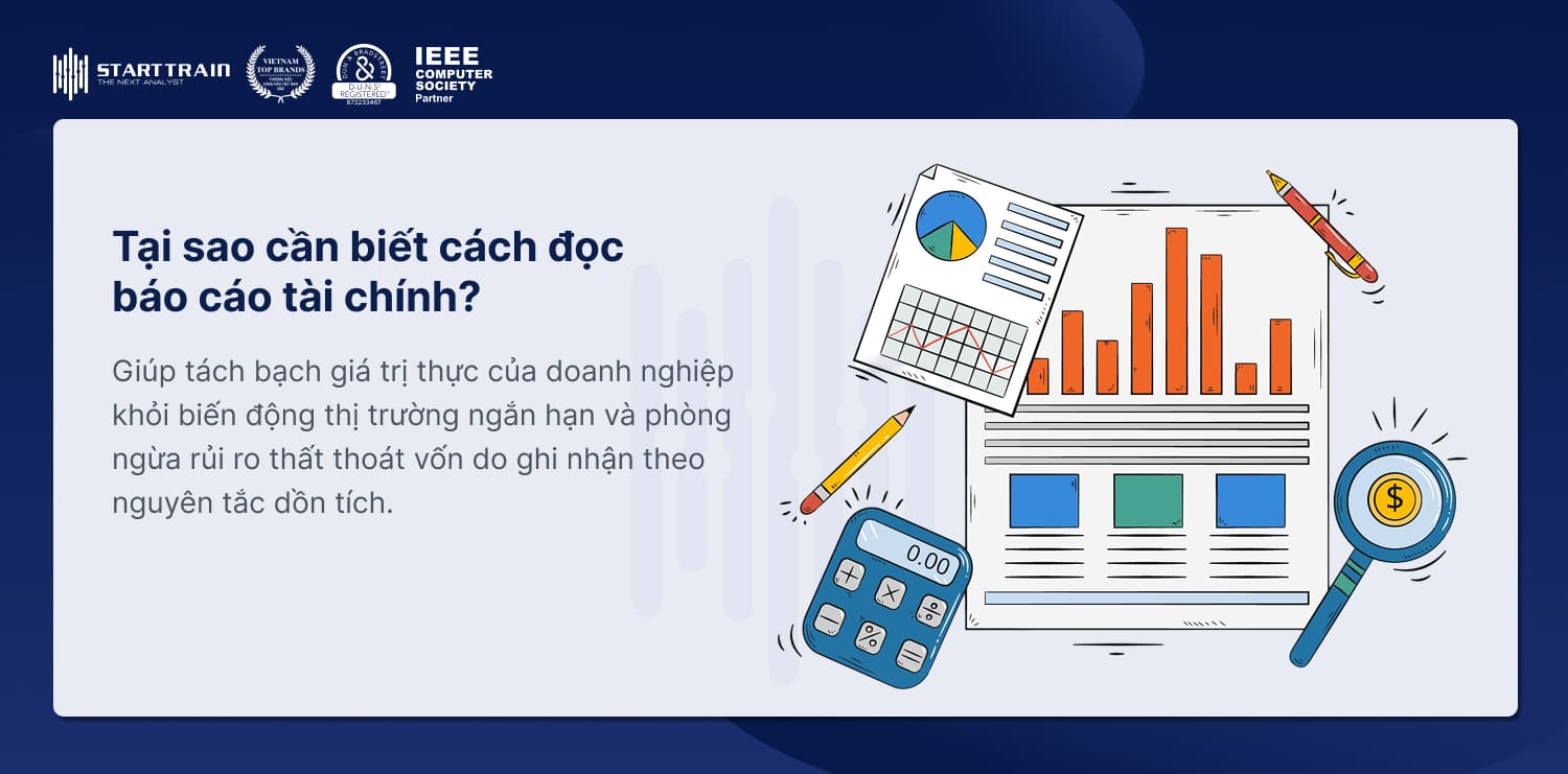 Tại sao cần biết cách đọc báo cáo tài chính?