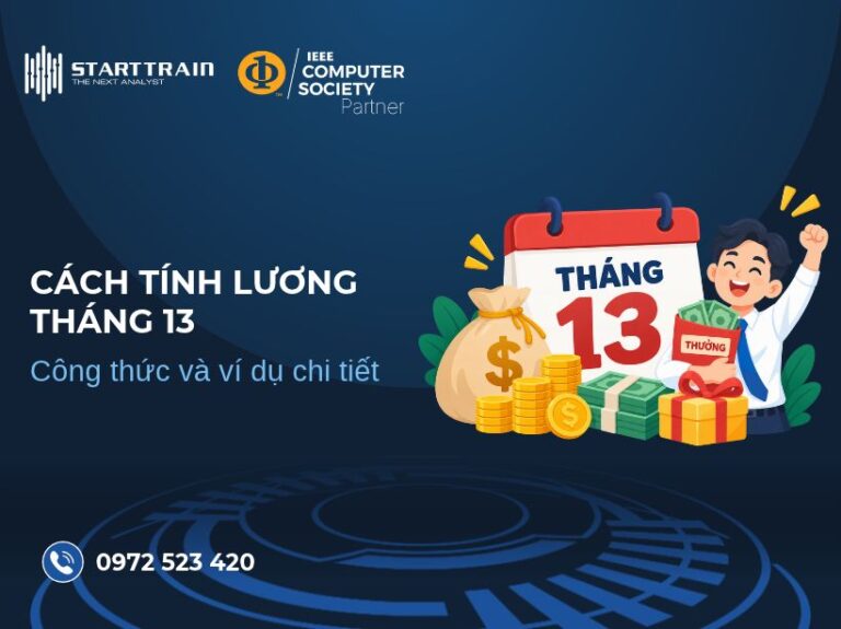 Cách tính lương tháng 13