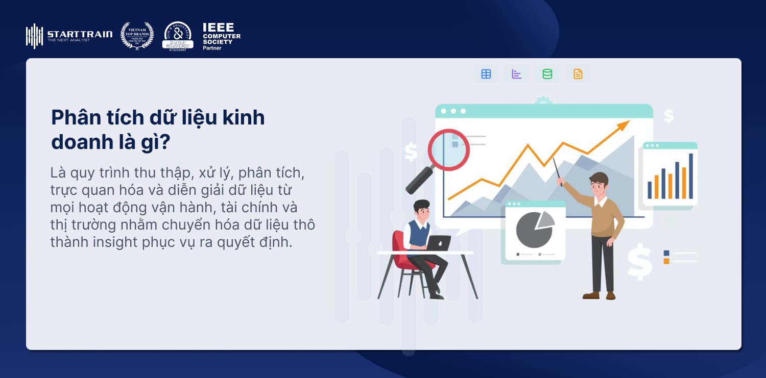 Phân tích dữ liệu kinh doanh là gì?