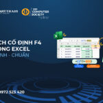 cách cố định F4 trong excel