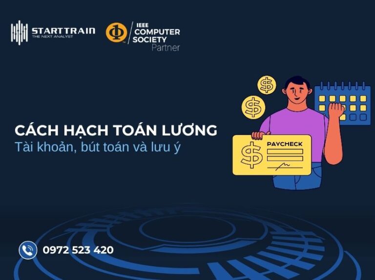 cách hạch toán lương