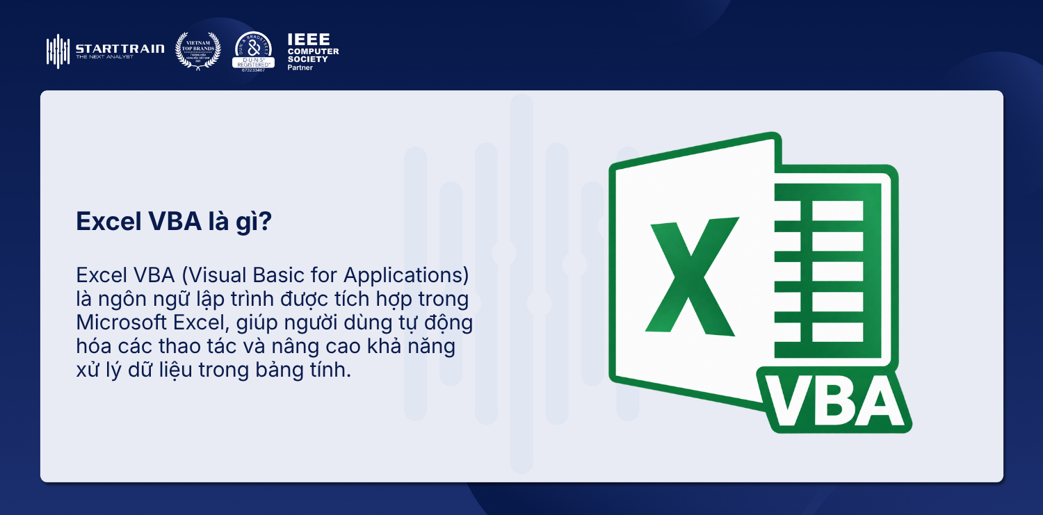 Excel VBA là gì? Ứng dụng và cách sử dụng VBA trong Excel 1 Excel VBA là gì