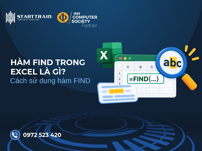 hàm FIND trong Excel