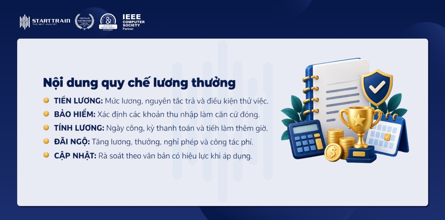quy chế lương thưởng