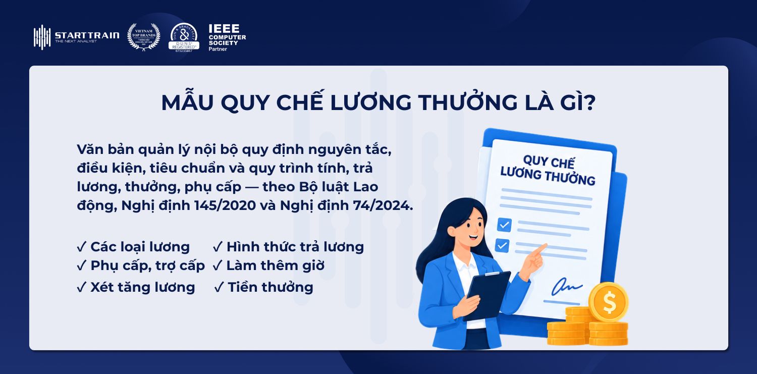 Mẫu Quy chế lương thưởng