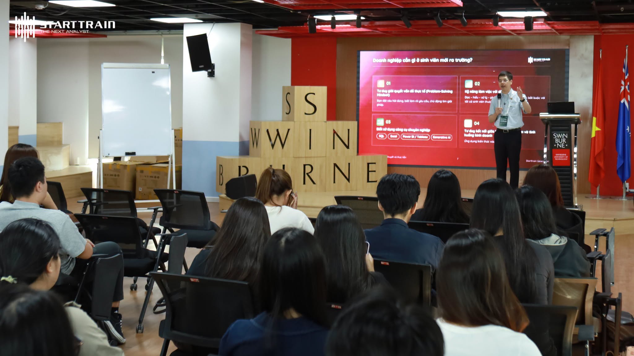 tổ chức seminar tại Swinburne University