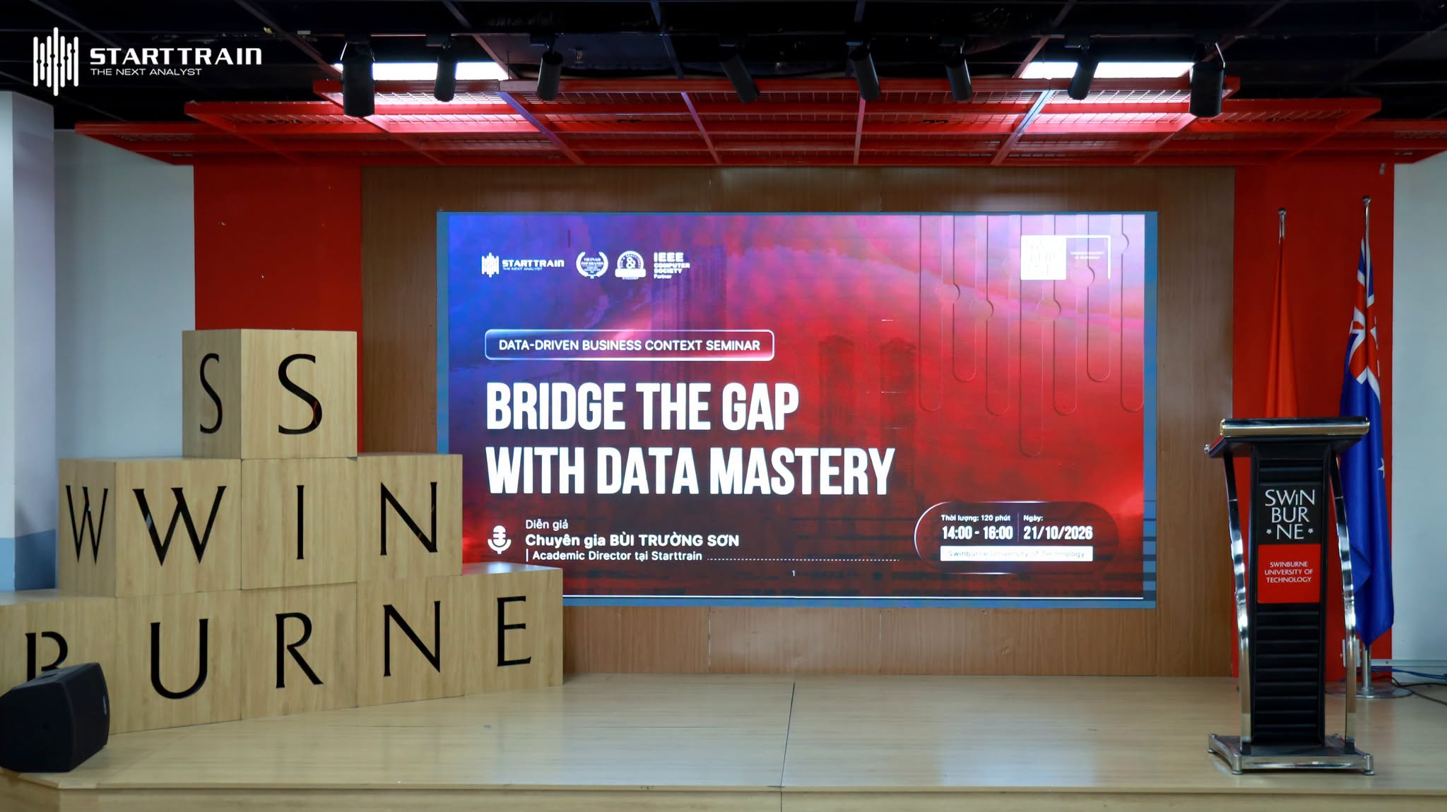 tổ chức seminar tại Swinburne University